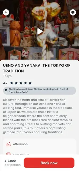 Sito InsideOutJapan, versione mobile