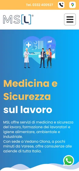Sito MSL, versione mobile