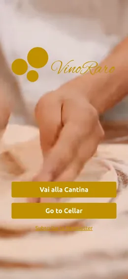 Sito Vino Raro, versione mobile